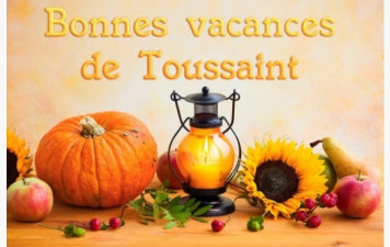 Bonnes vacances de Toussaint