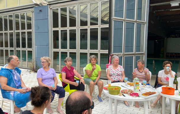 Piscine de Laruns - Pot de fin d'année, dernière séance d'aquagym